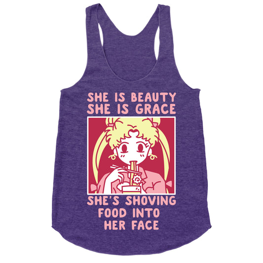 She Is Beauty Usagi Racerback Tank