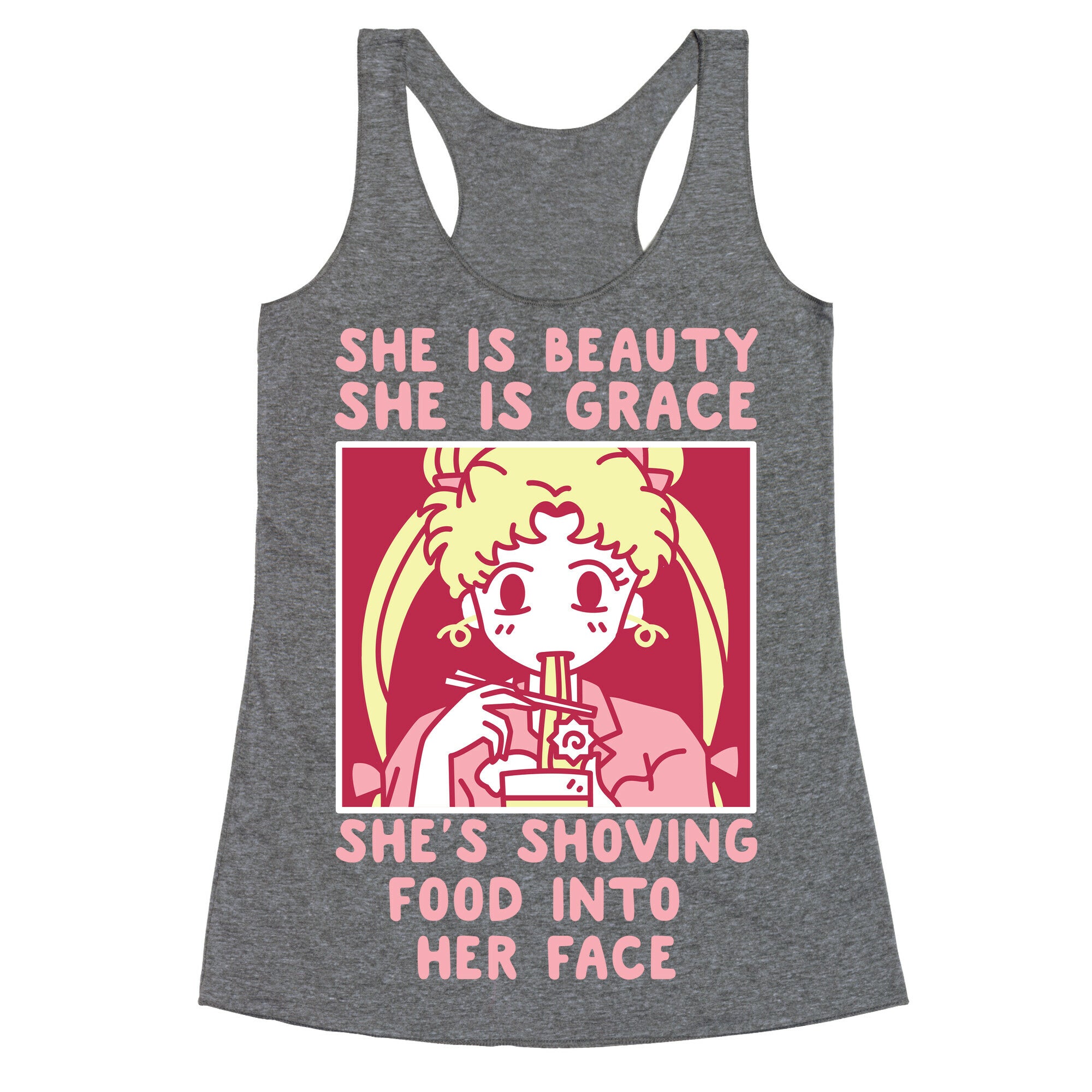 She Is Beauty Usagi Racerback Tank