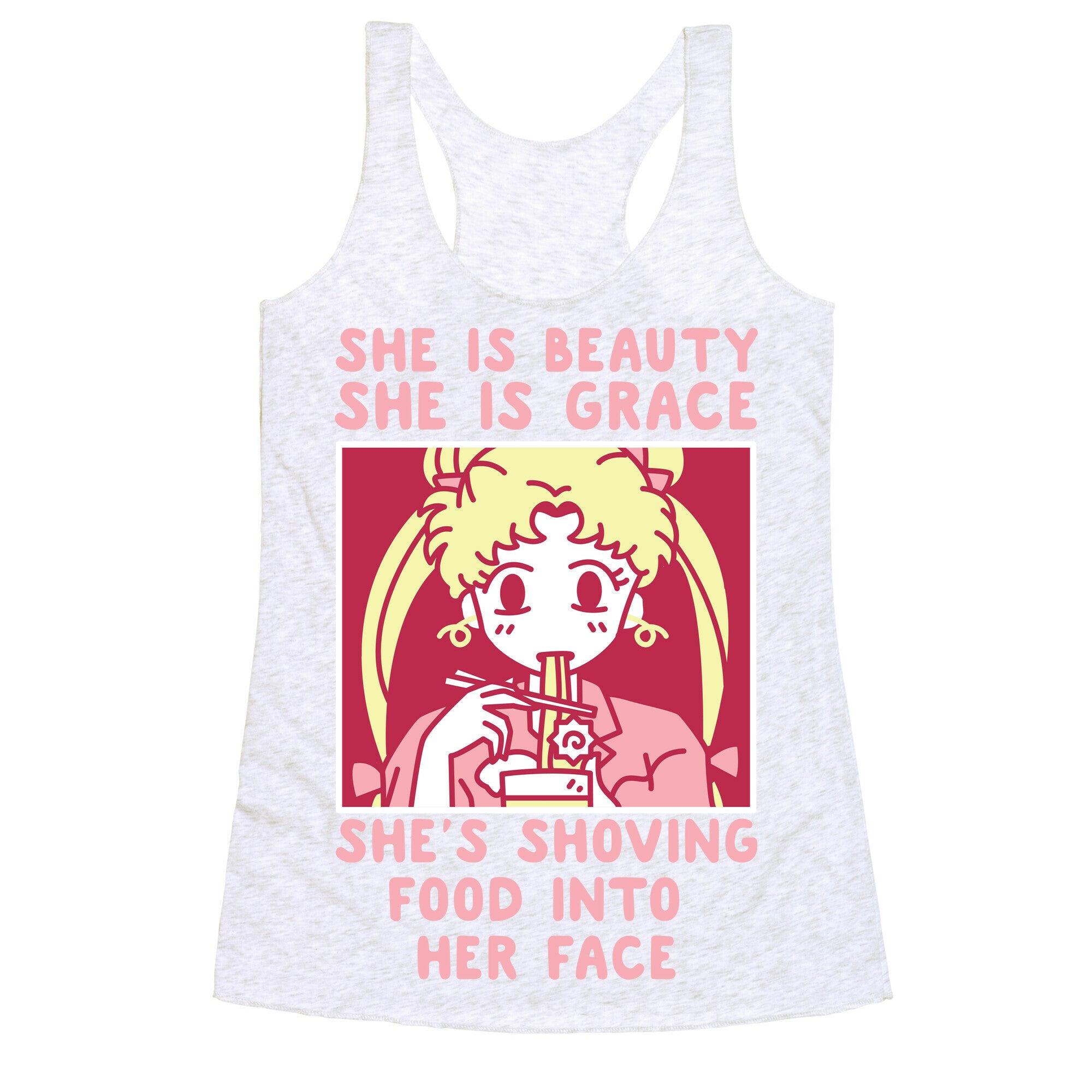 She Is Beauty Usagi Racerback Tank