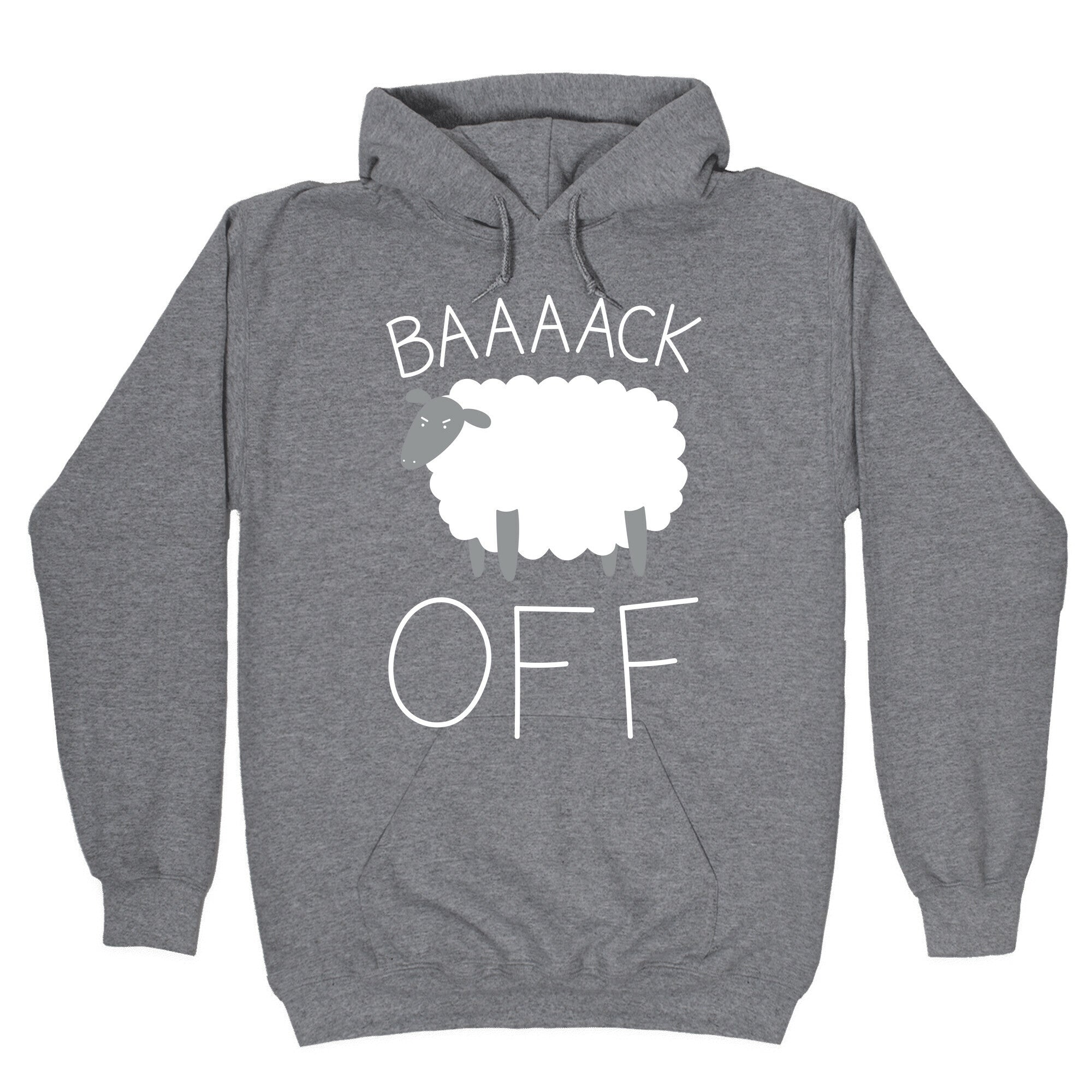 Baaaack Off Sheep Hoodie