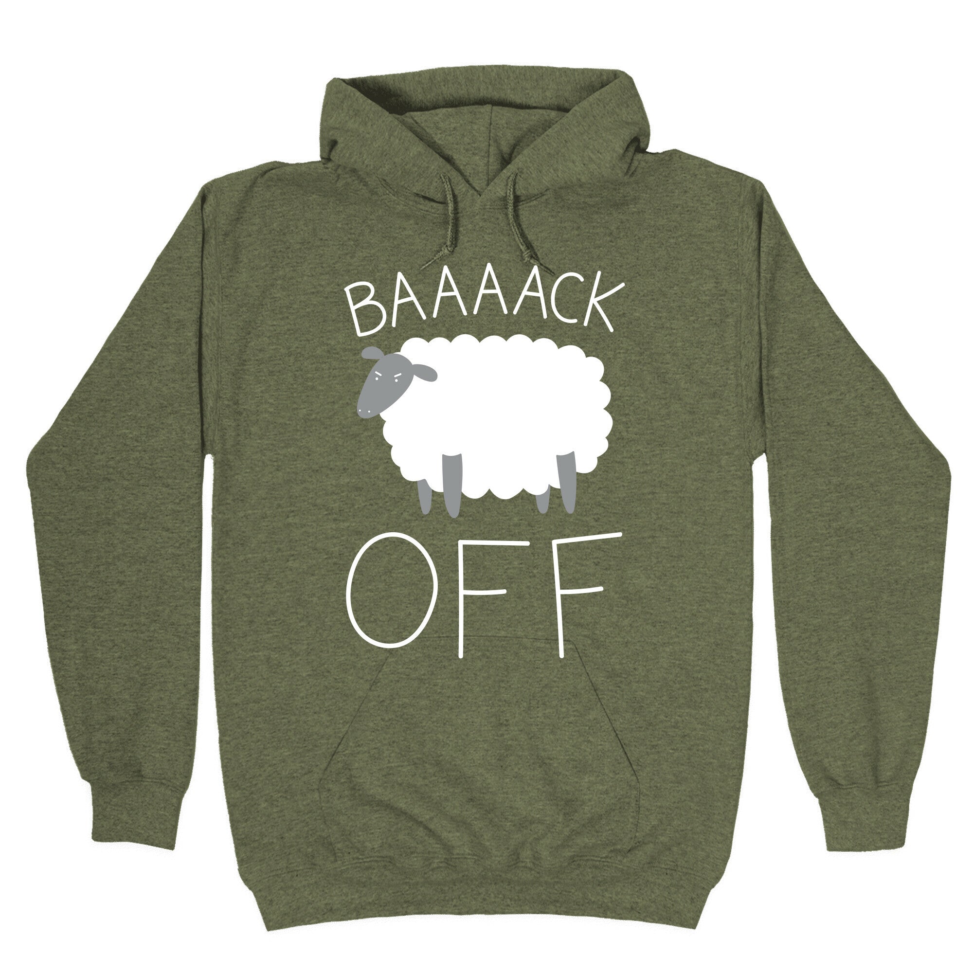 Baaaack Off Sheep Hoodie