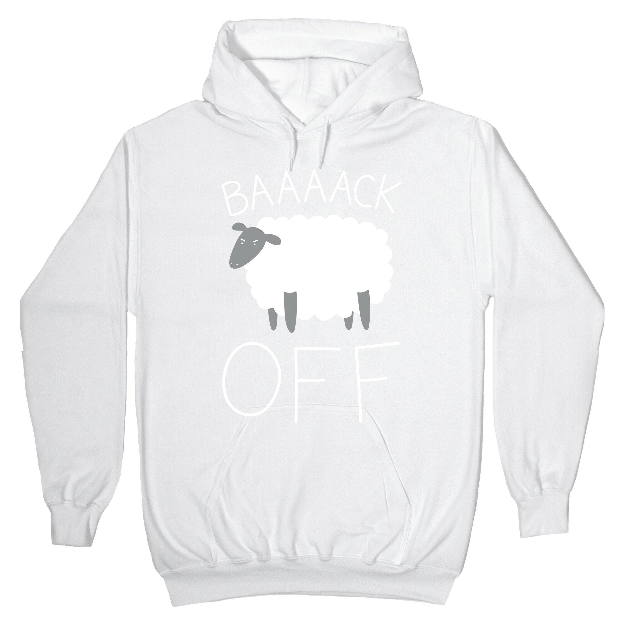 Baaaack Off Sheep Hoodie