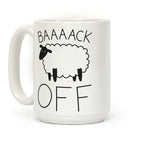 Baaaack Off Sheep Coffee Mug