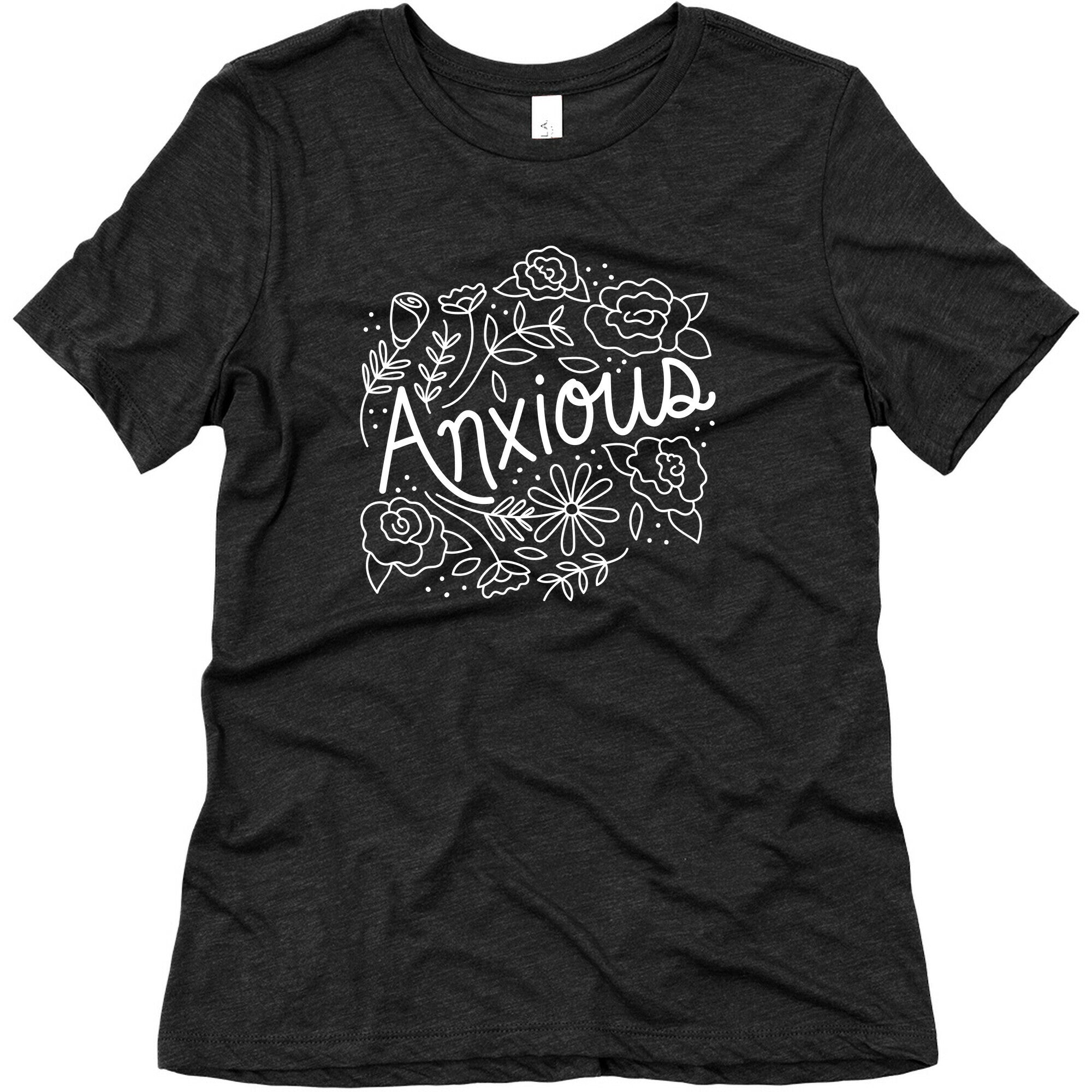 Anxious Florals Women's Triblend Tee
