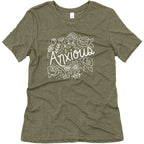 Anxious Florals Women's Triblend Tee