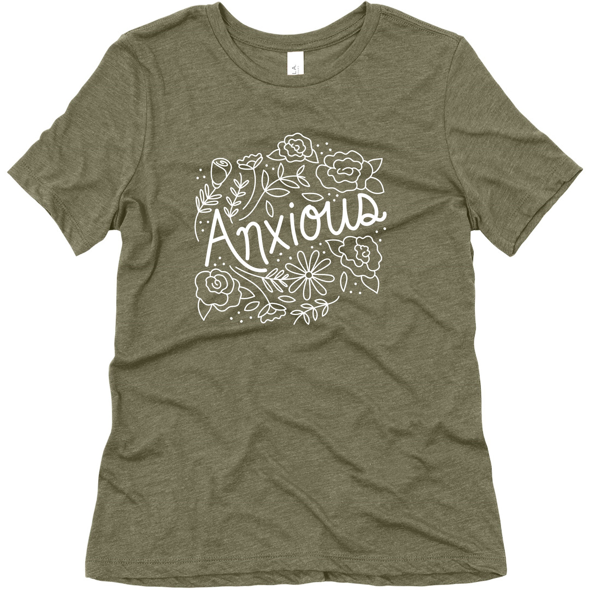 Anxious Florals Women's Triblend Tee