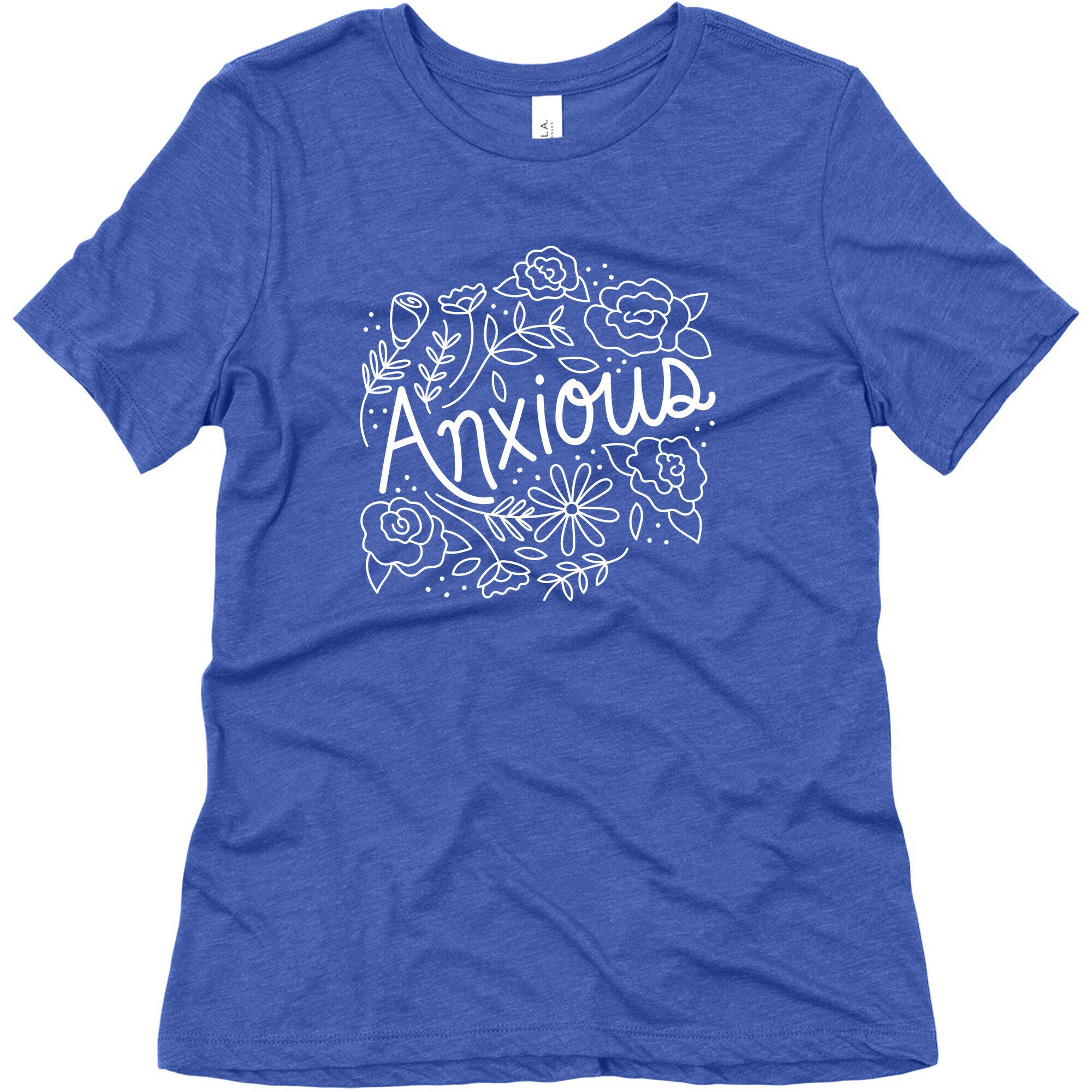 Anxious Florals Women's Triblend Tee