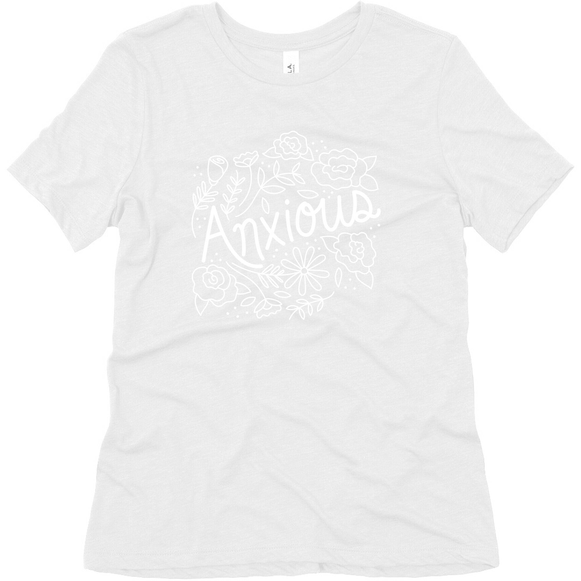 Anxious Florals Women's Triblend Tee