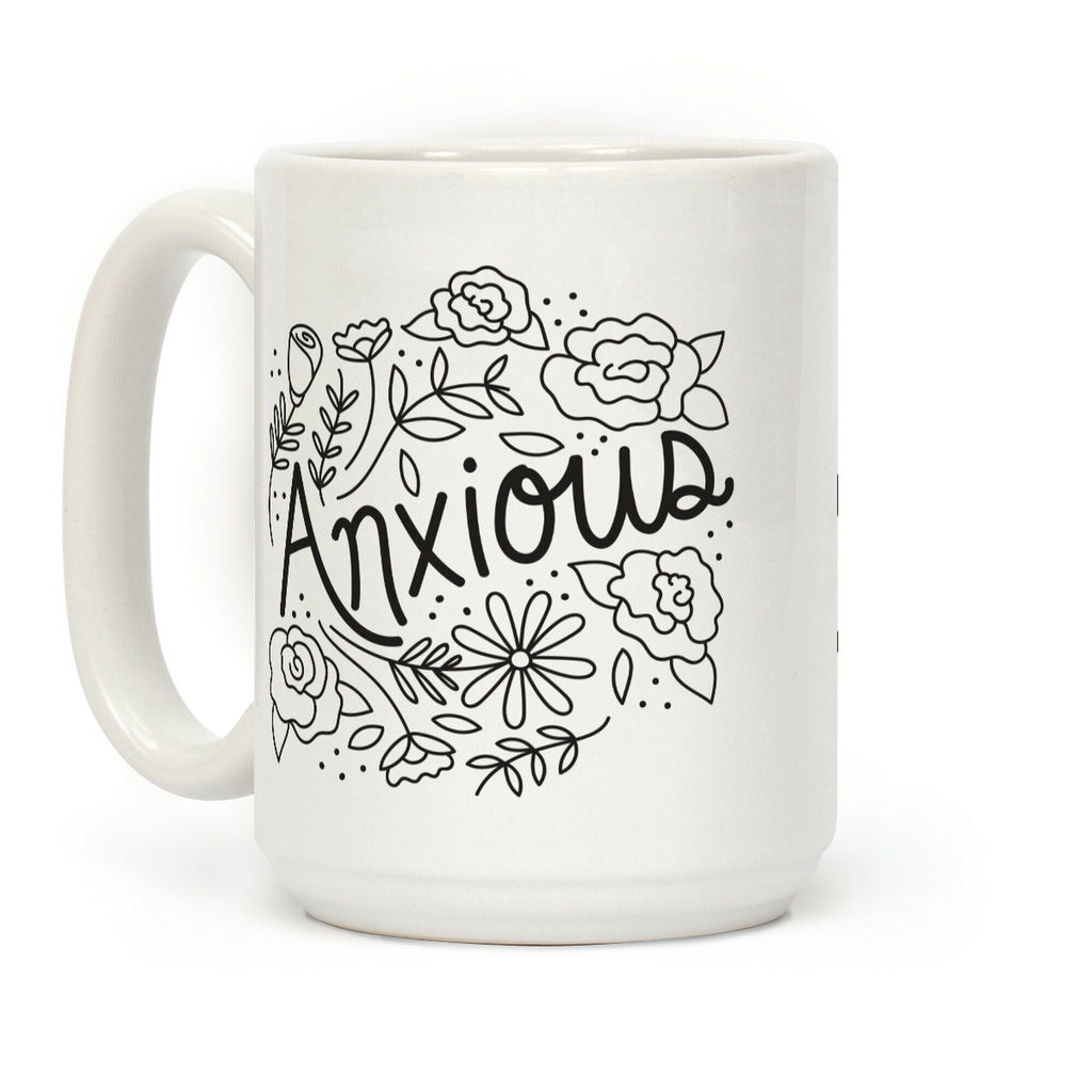 Anxious Florals Coffee Mug