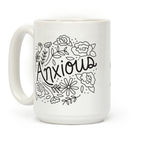 Anxious Florals Coffee Mug