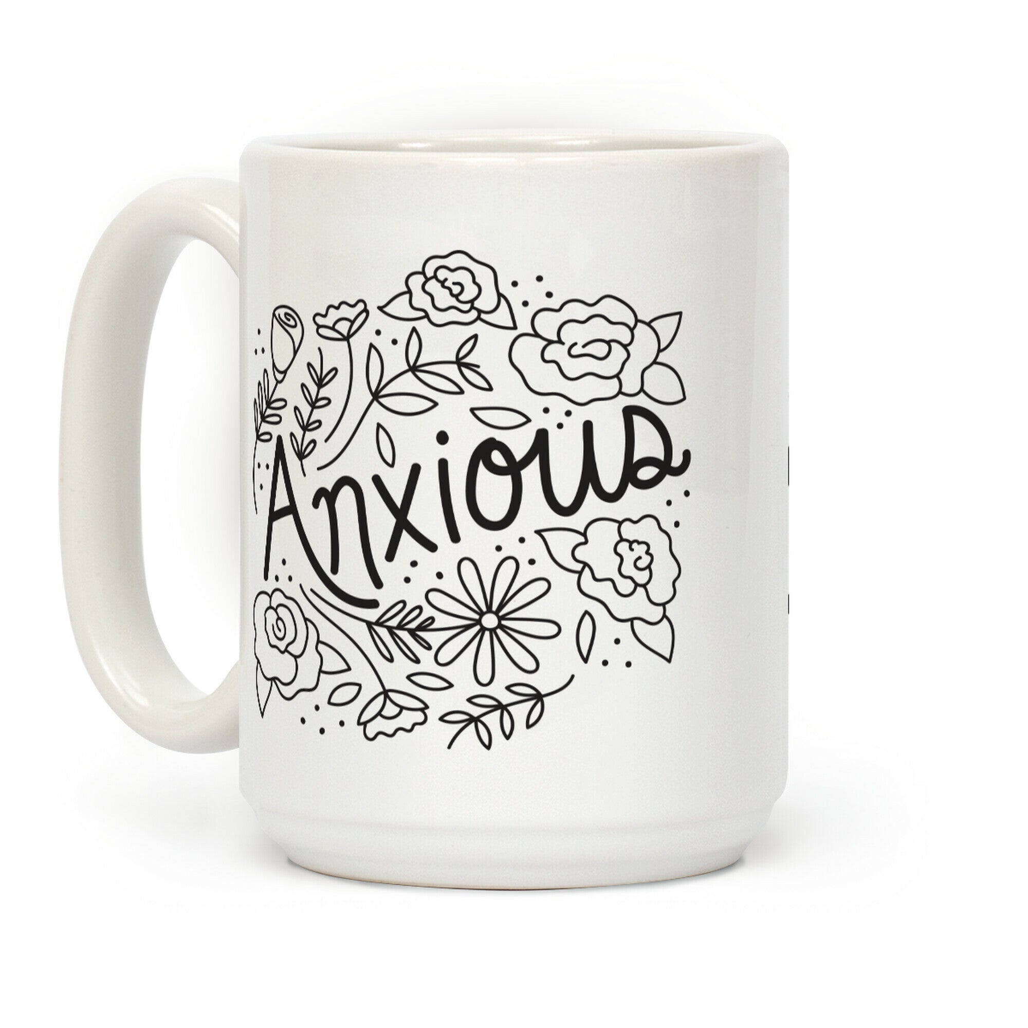 Anxious Florals Coffee Mug