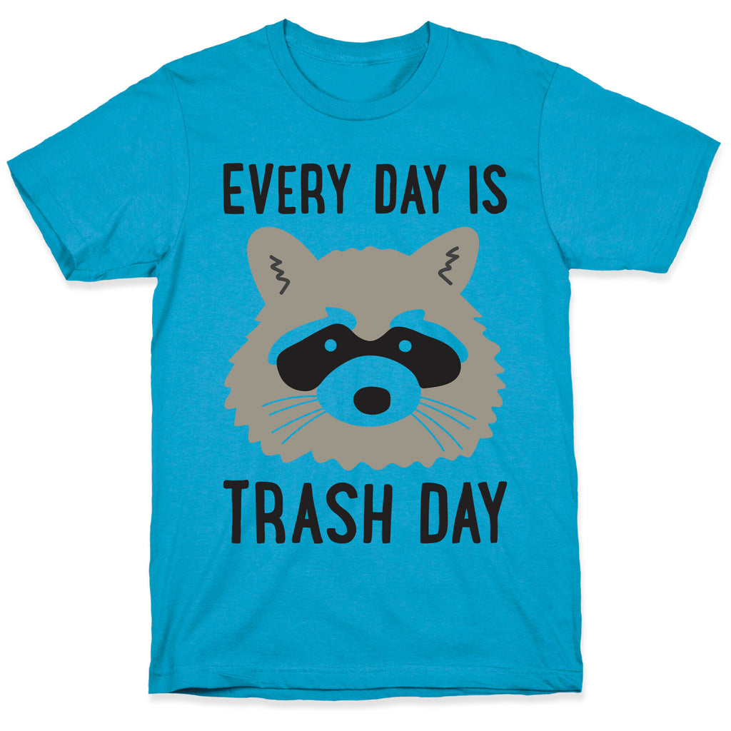 Every Day Is Trash Day Raccoon Unisex Triblend Tee