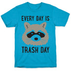 Every Day Is Trash Day Raccoon Unisex Triblend Tee