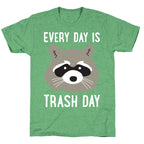 Every Day Is Trash Day Raccoon Unisex Triblend Tee