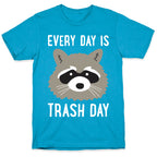 Every Day Is Trash Day Raccoon Unisex Triblend Tee