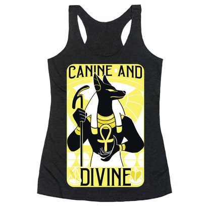 Canine and Divine  Racerback Tank