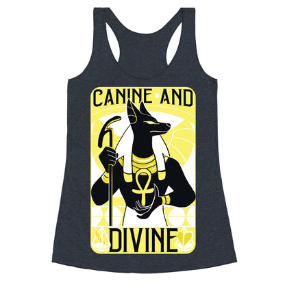 Canine and Divine  Racerback Tank