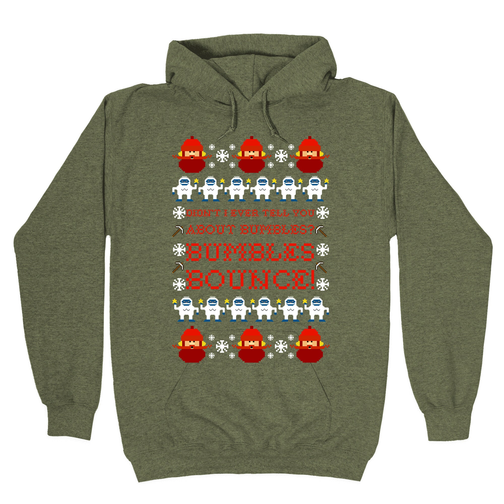 Yukon Cornelius and Bumble Ugly Sweater Hoodie