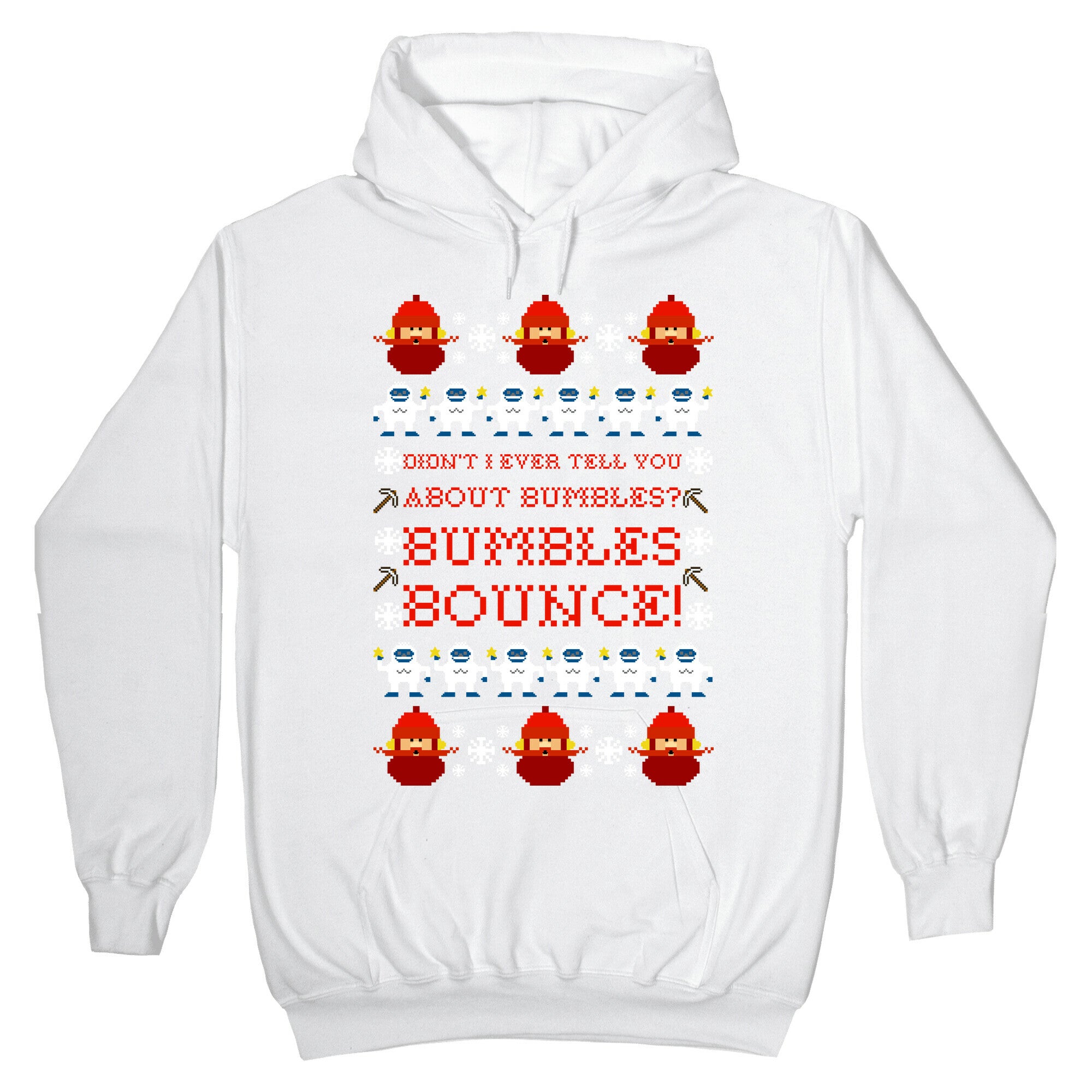 Yukon Cornelius and Bumble Ugly Sweater Hoodie