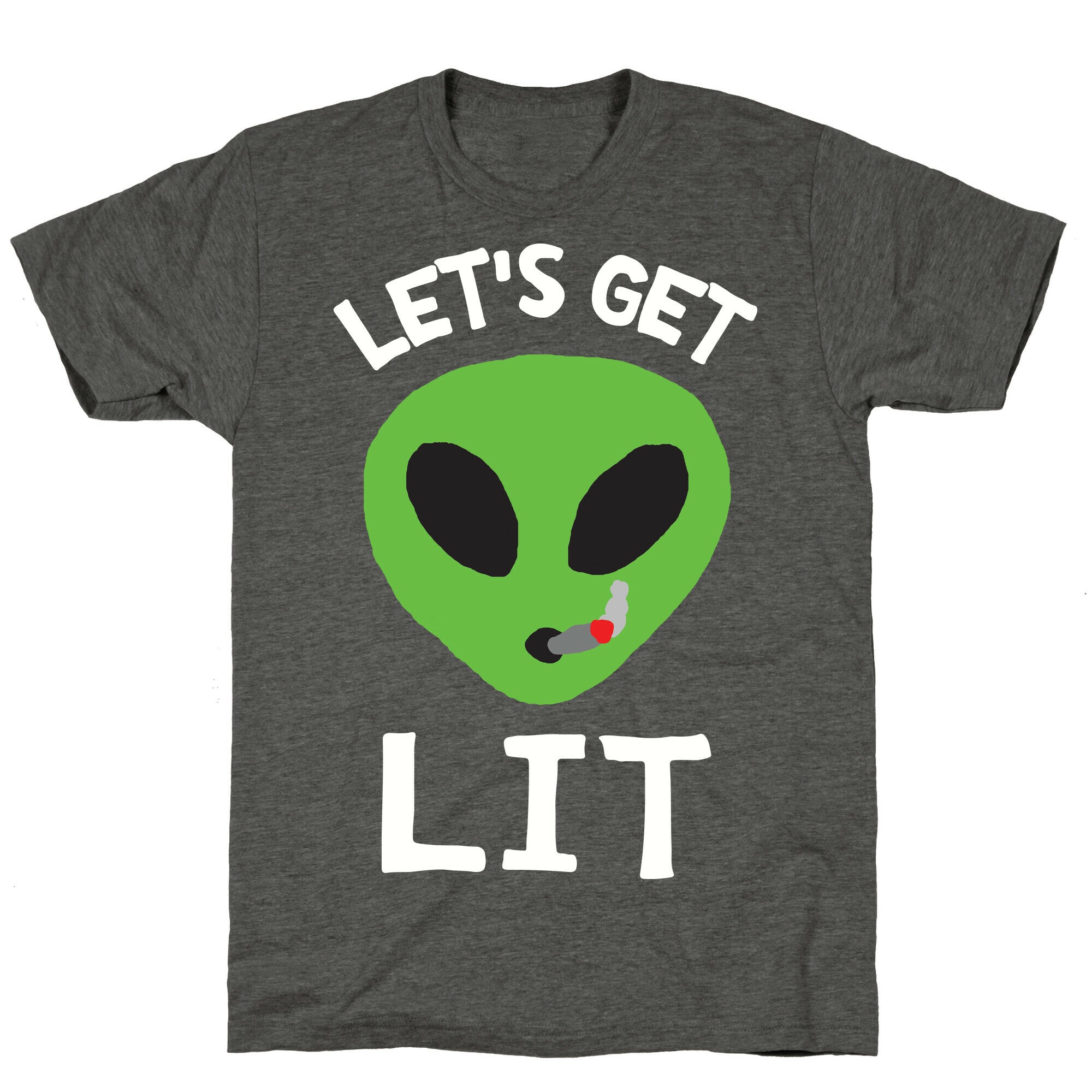 Let's Get Lit Alien Unisex Triblend Tee