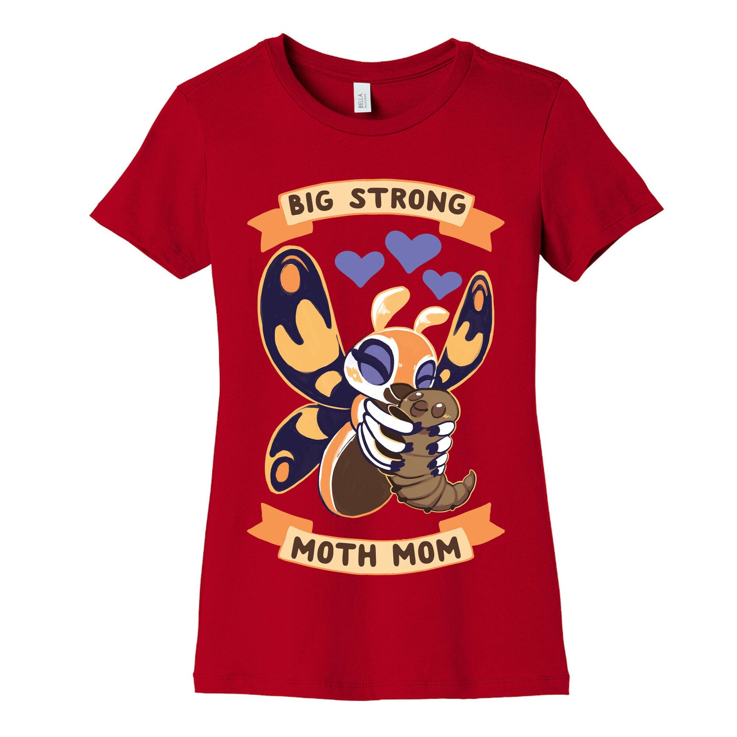 Big Strong Moth Mom Mothra Women's Cotton Tee