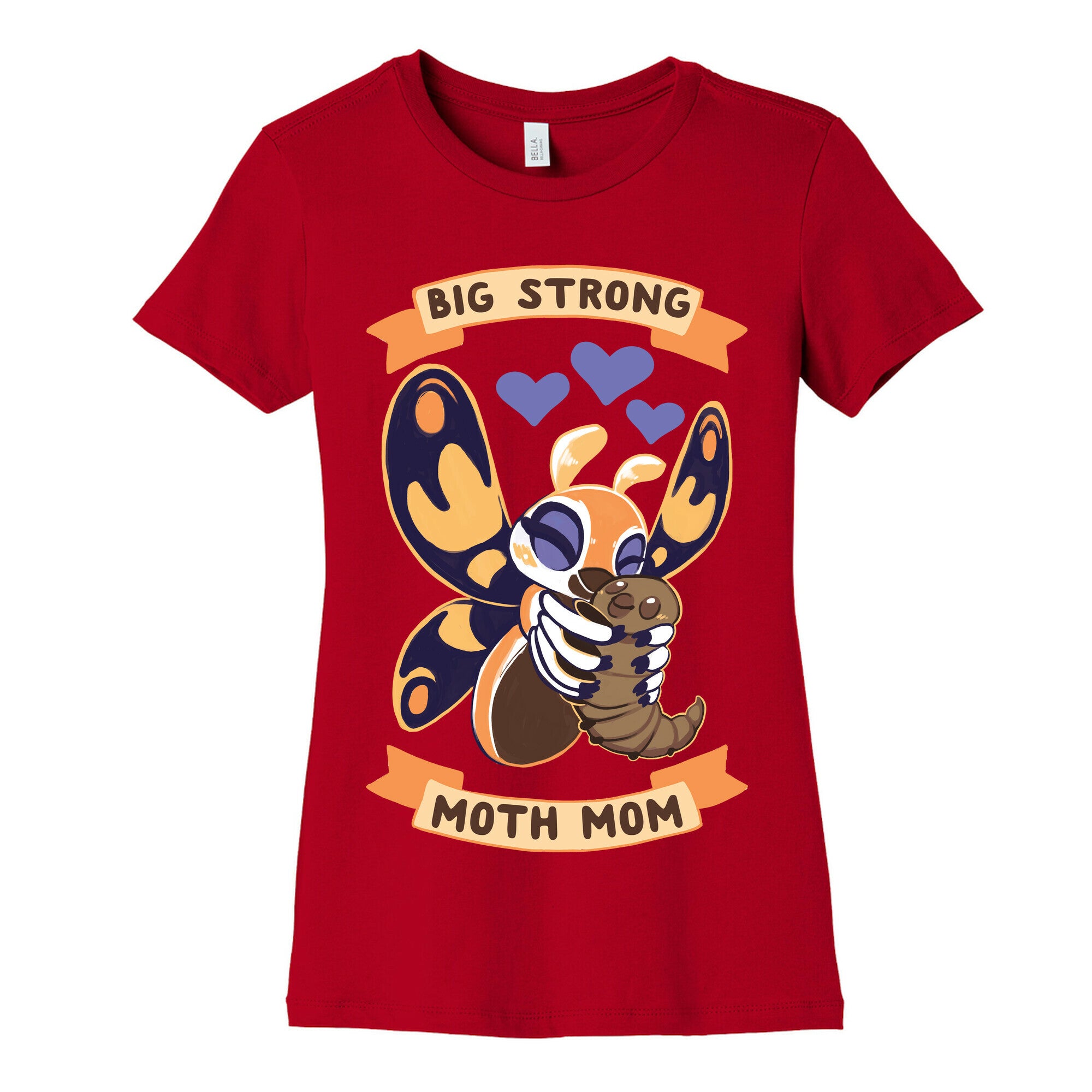 Big Strong Moth Mom Mothra Women's Cotton Tee