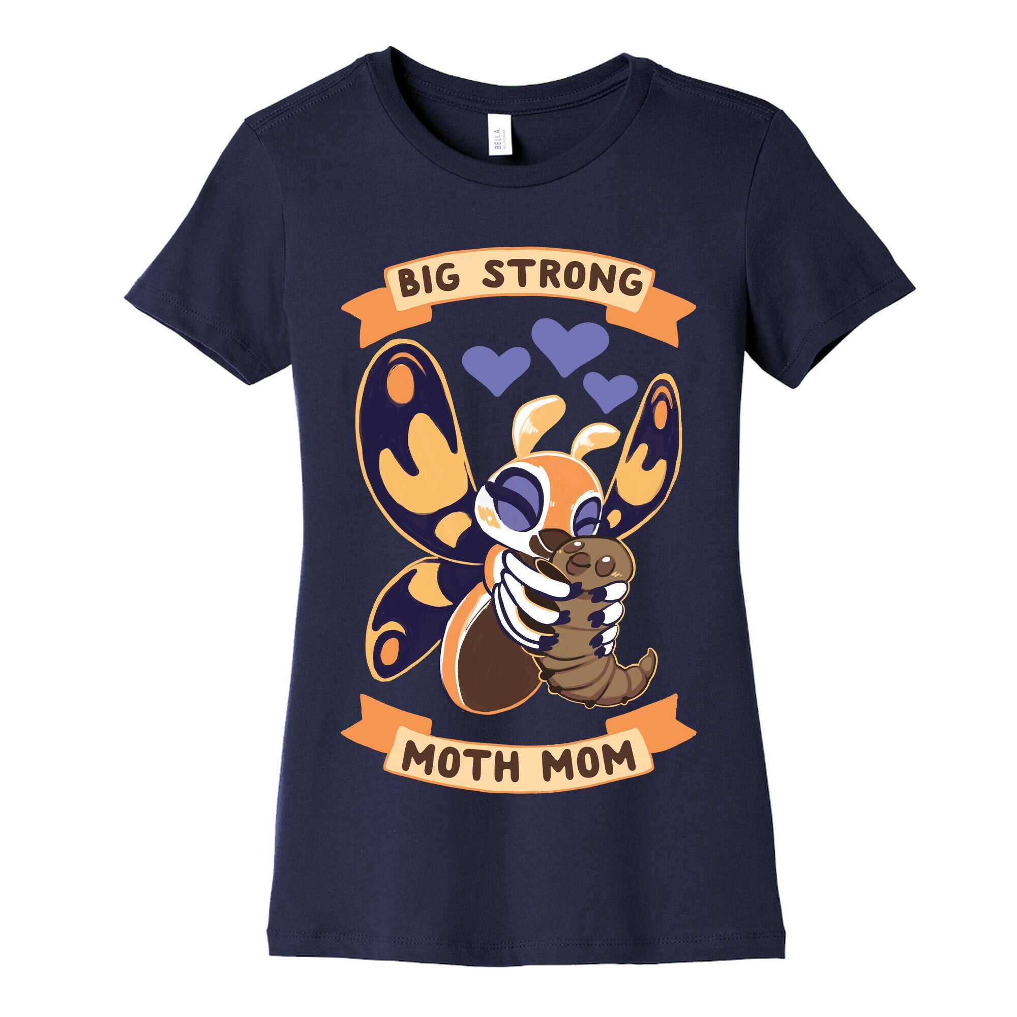Big Strong Moth Mom Mothra Women's Cotton Tee