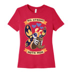 Big Strong Moth Mom Mothra Women's Cotton Tee