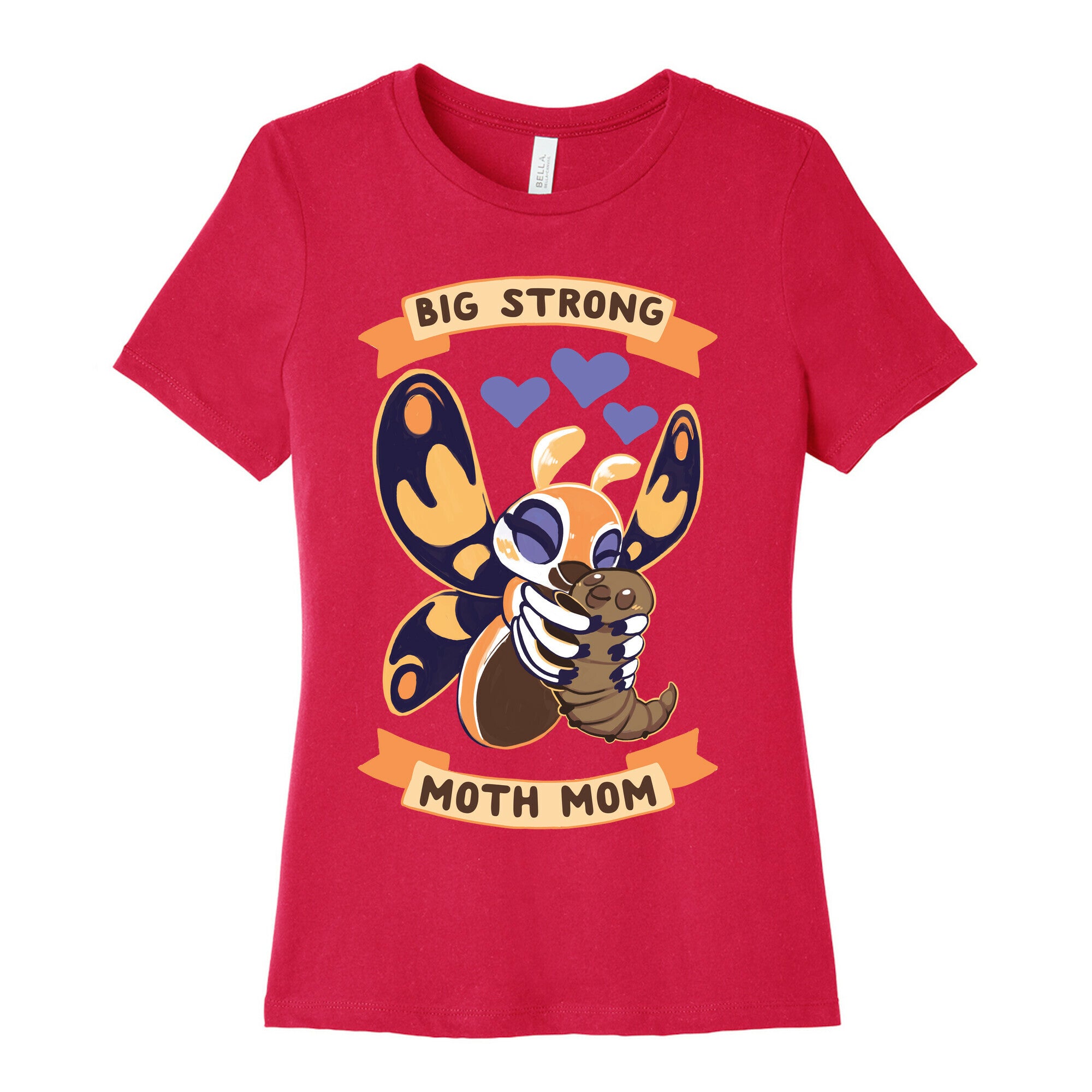 Big Strong Moth Mom Mothra Women's Cotton Tee