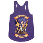 Big Strong Moth Mom Mothra Racerback Tank