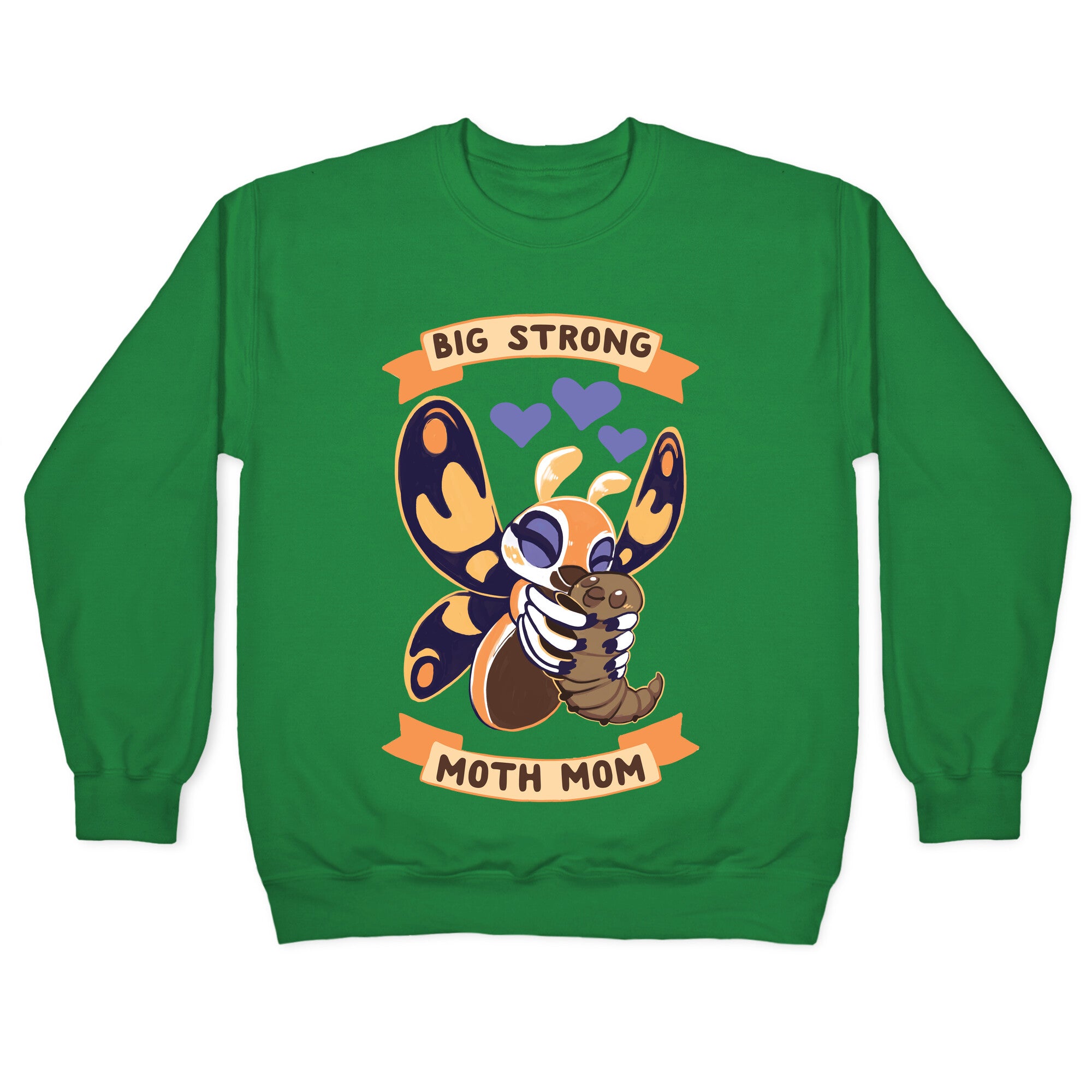 Big Strong Moth Mom Mothra Crewneck Sweatshirt