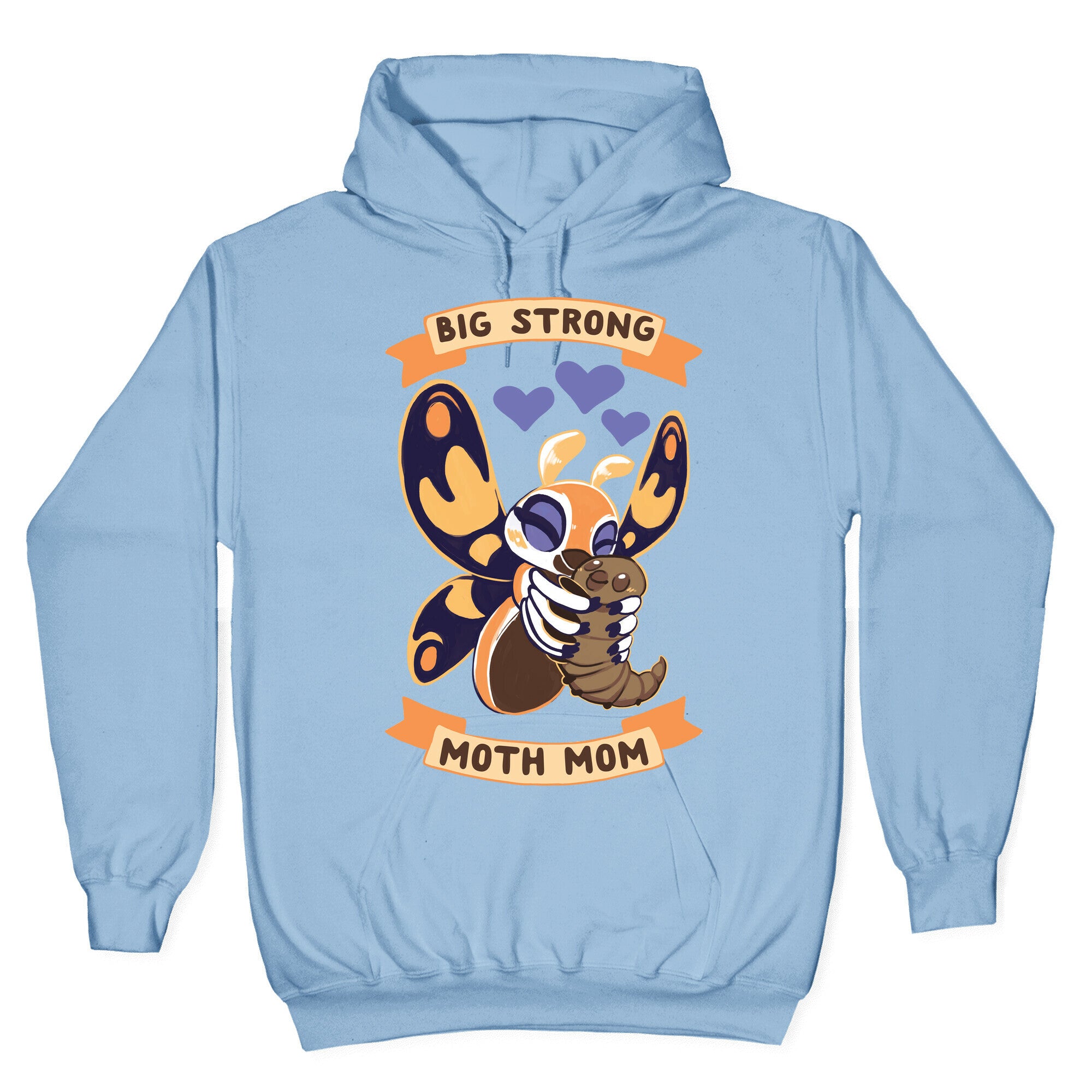 Big Strong Moth Mom Mothra Hoodie