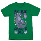 Big Bad Disaster Dad Godzilla T-Shirt