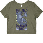 Big Bad Disaster Dad Godzilla Graphic Baby Tee