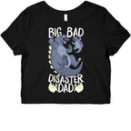 Big Bad Disaster Dad Godzilla Graphic Baby Tee