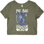 Big Bad Disaster Dad Godzilla Graphic Baby Tee