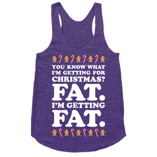 Fat Christmas Racerback Tank