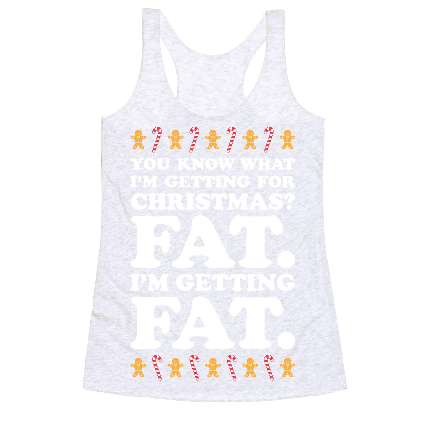 Fat Christmas Racerback Tank
