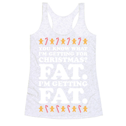 Fat Christmas Racerback Tank