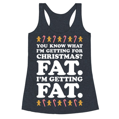 Fat Christmas Racerback Tank