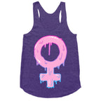 Pink Slime Feminism Racerback Tank
