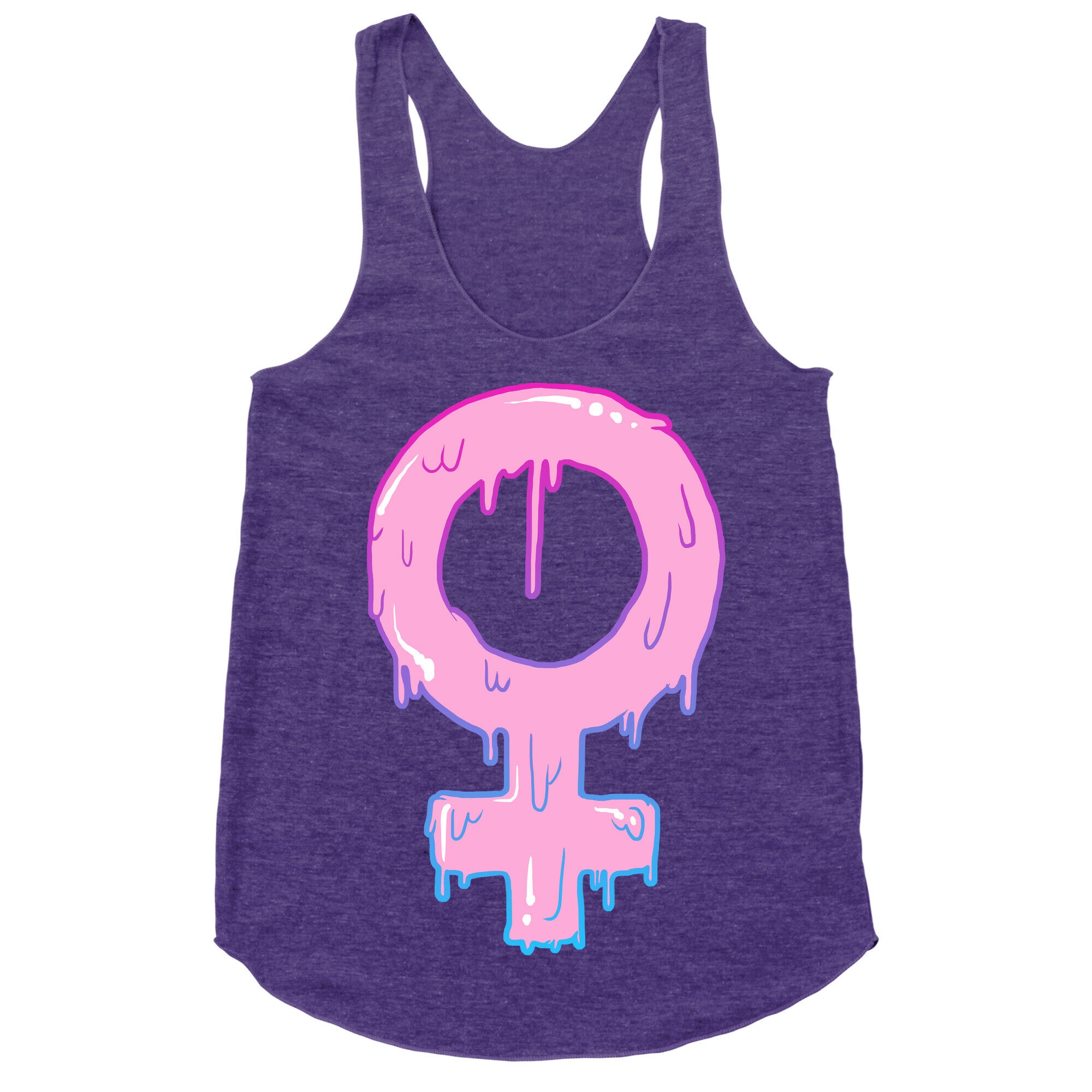 Pink Slime Feminism Racerback Tank