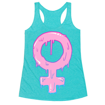 Pink Slime Feminism Racerback Tank