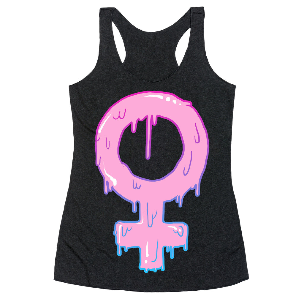 Pink Slime Feminism Racerback Tank