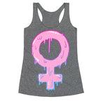 Pink Slime Feminism Racerback Tank