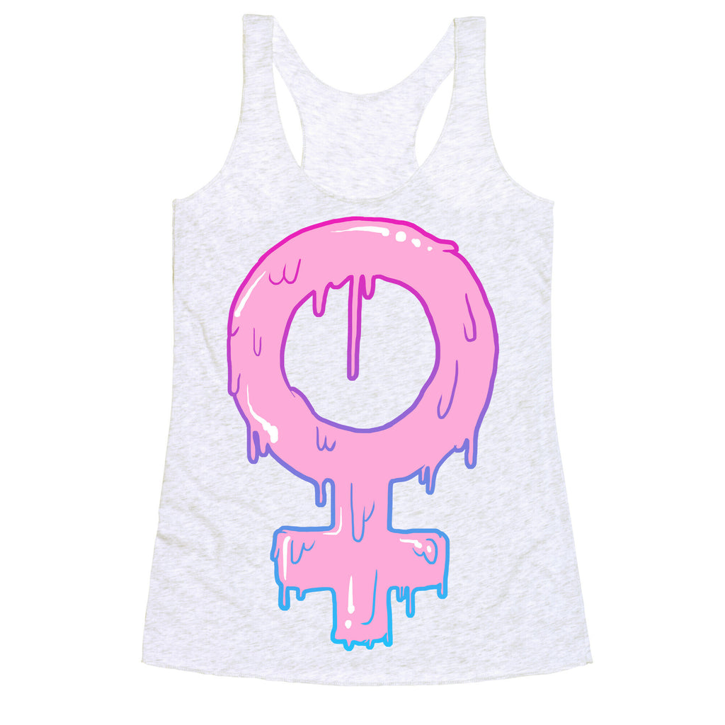 Pink Slime Feminism Racerback Tank