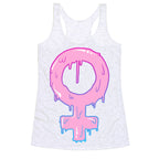 Pink Slime Feminism Racerback Tank