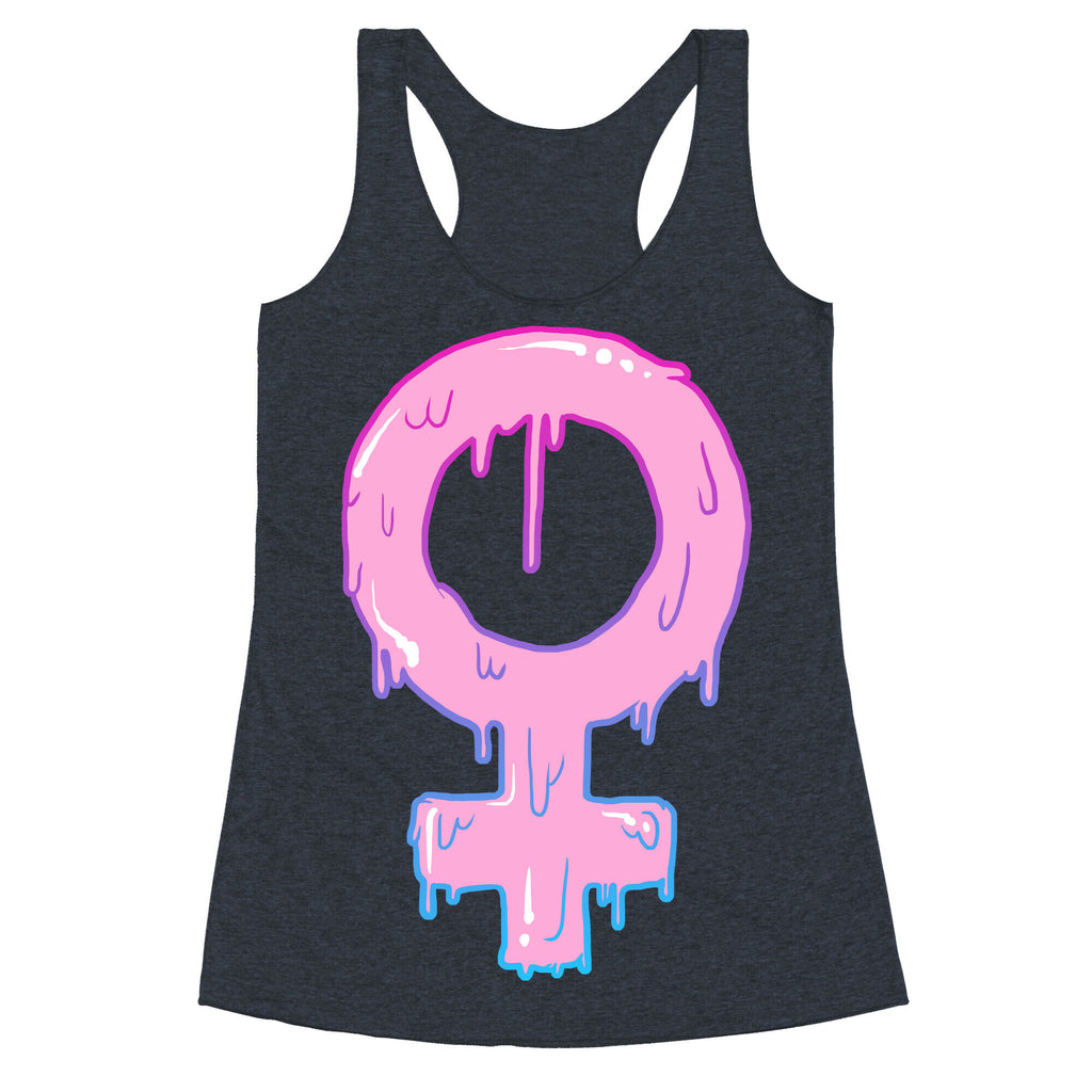Pink Slime Feminism Racerback Tank
