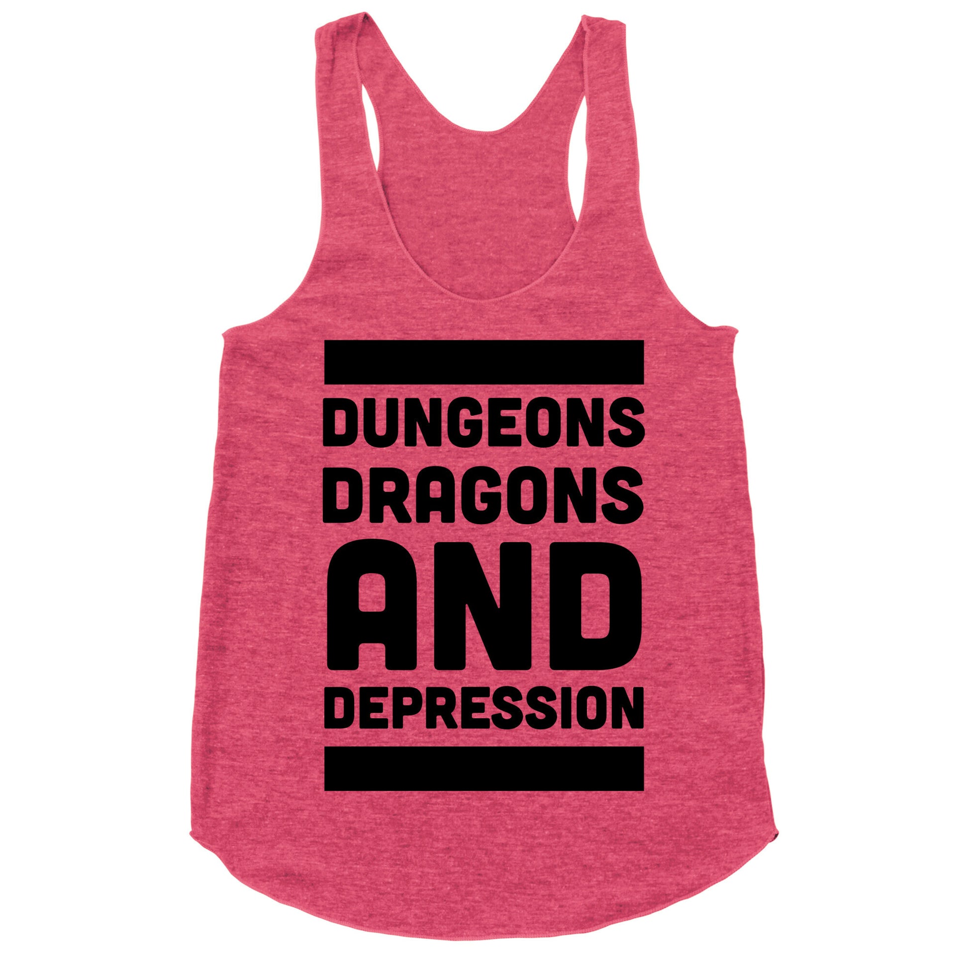 Dungeons, Dragons and Depression  Racerback Tank