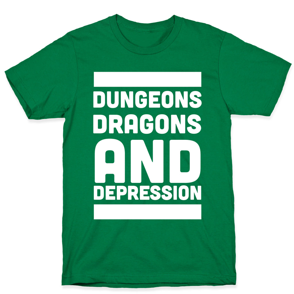 Dungeons, Dragons and Depression  T-Shirt